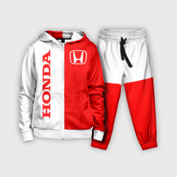 Детский костюм 3D Honda red-white