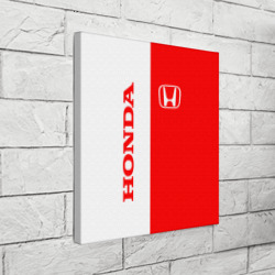 Холст квадратный Honda red-white - фото 2