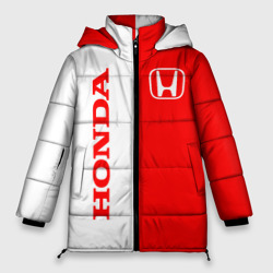 Женская зимняя куртка Oversize Honda red-white