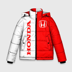 Зимняя куртка для мальчиков 3D Honda red-white