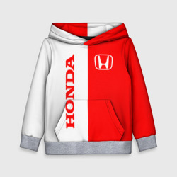 Детская толстовка 3D Honda red-white