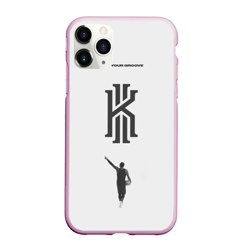 Чехол для iPhone 11 Pro Max матовый Кайри ирвинг, цвет розовый