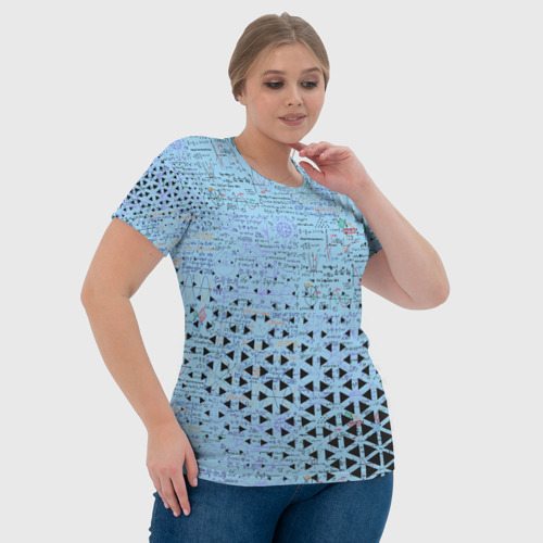 Женская футболка 3D Математика, цвет 3D печать - фото 6