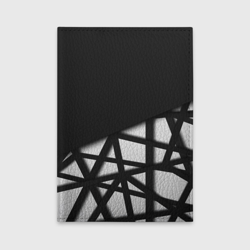 Обложка для автодокументов Black geometry, цвет черный