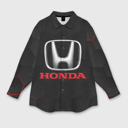 Женская рубашка oversize 3D Honda