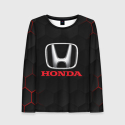 Женский лонгслив 3D Honda