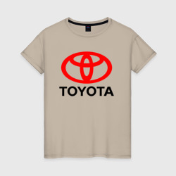 Женская футболка хлопок Toyota