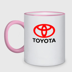 Кружка двухцветная Toyota