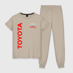 Женская пижама хлопок Toyota Тойота