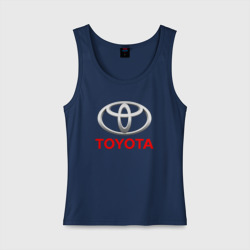 Женская майка хлопок Toyota Тойота