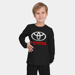 Детская пижама с лонгсливом хлопок Toyota Тойота - фото 2