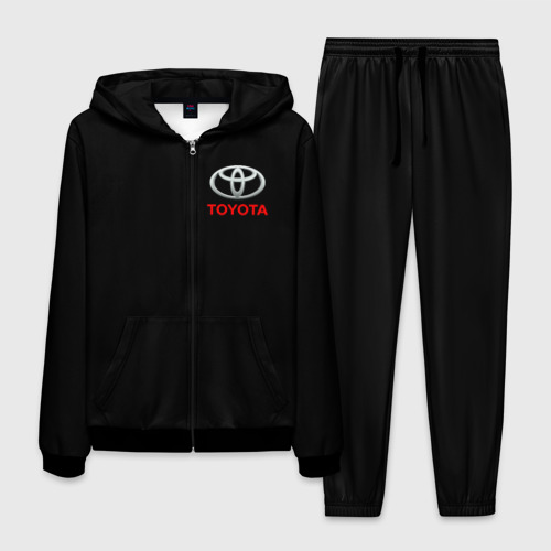Мужской костюм 3D Toyota, цвет черный