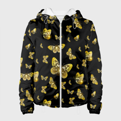 Женская куртка 3D Golden Butterfly pattern