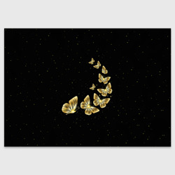 Поздравительная открытка Golden Butterfly in Space