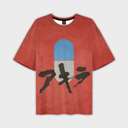 Мужская футболка oversize 3D Аниме Акира