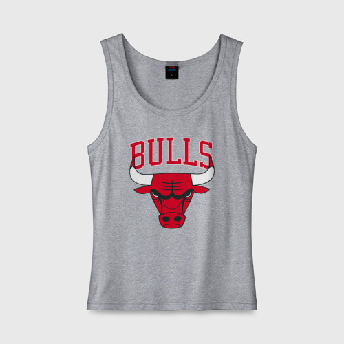 Женская майка хлопок Bulls, цвет меланж