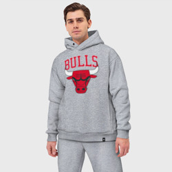 Мужской костюм oversize хлопок Bulls - фото 2