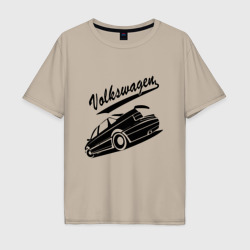 Мужская футболка хлопок Oversize Volkswagen Passat Фольксваген Пассат