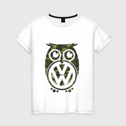 Женская футболка хлопок Volkswagen Hibou