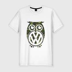 Мужская футболка хлопок Slim Volkswagen Hibou