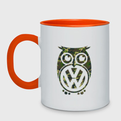 Кружка двухцветная Volkswagen Hibou