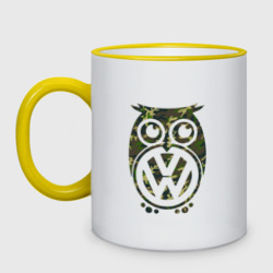 Кружка двухцветная Volkswagen Hibou