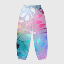 Женские джоггеры оверсайз 3D Листья