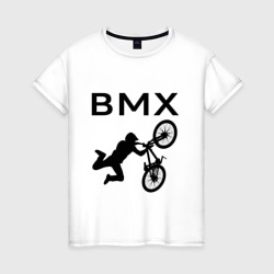 Женская футболка хлопок Велоспорт BMX