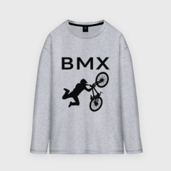 Женский лонгслив oversize хлопок Велоспорт BMX