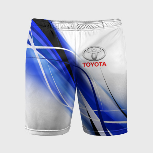 Мужские шорты спортивные Toyota, цвет 3D печать