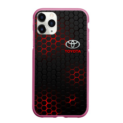 Чехол для iPhone 11 Pro Max матовый Toyota Тойота