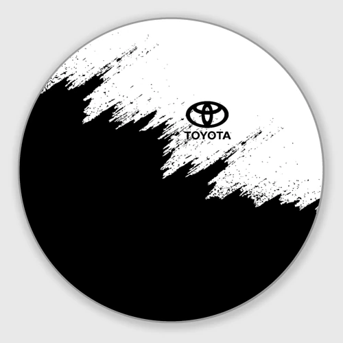 Круглый коврик для мышки Toyota