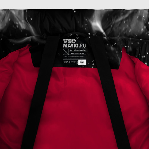 Мужская зимняя куртка 3D Toyota, цвет красный - фото 7