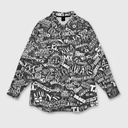 Женская рубашка oversize 3D Top Hip Hop
