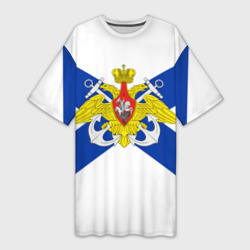 футболка с андреевским флагом