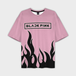 Мужская футболка oversize 3D Blackpink