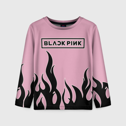 Детский лонгслив 3D Blackpink, цвет 3D печать