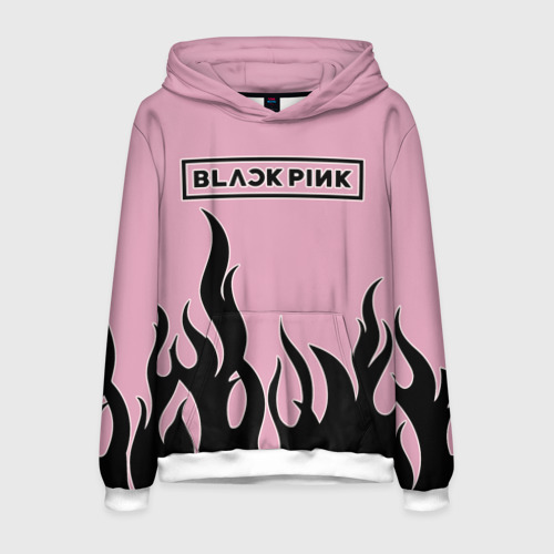 Мужская толстовка 3D Blackpink, цвет белый