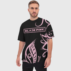 Мужская футболка oversize 3D Blackpink - фото 2