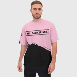 Мужская футболка oversize 3D Blackpink - фото 2