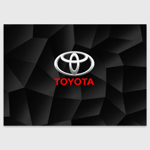 Поздравительная открытка Toyota Тойота