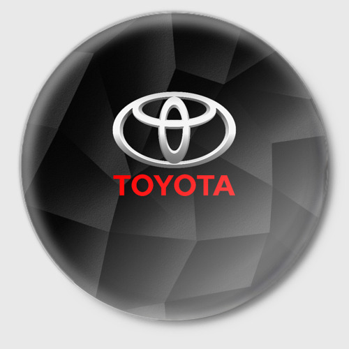 Значок Toyota Тойота, цвет белый