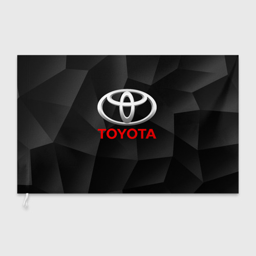 Флаг 3D Toyota Тойота - фото 3