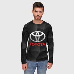 Мужской лонгслив 3D Toyota Тойота - фото 2