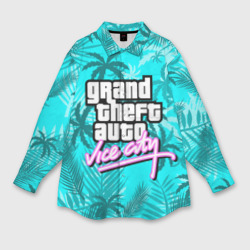 Женская рубашка oversize 3D GTA Vice city