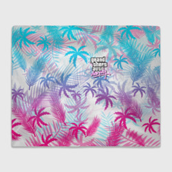 Плед 3D GTA Vice city ГТА Вайс сити neon palms