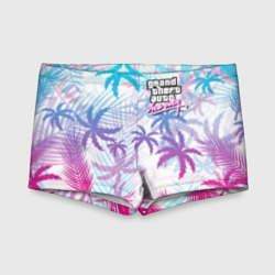 Детские купальные плавки 3D GTA Vice city ГТА Вайс сити neon palms