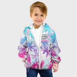 Детская куртка 3D GTA Vice city ГТА Вайс сити neon palms - фото 2