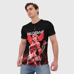 Мужская футболка 3D Valorant Raze - фото 2