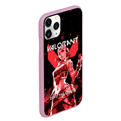 Чехол для iPhone 11 Pro Max матовый Valorant Raze - фото 2